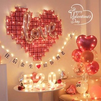 Ballons en aluminium géants de 42 pouces pour la Saint-Valentin, décoration de mariage, ballons en aluminium pour fête