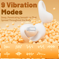 APP-Fernbedienung Hohler Einsteckbarer Vibrator aus Vollsilikon Wasserdichter Persönlicher Massagestab für Frauen mit 9 Vibrationsstufen