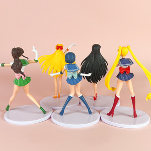 5 mô hình hoạt hình anime Mô hình nhân vật thủy thủ mặt trăng tsukino Usagi đồ trang trí mô hình hành động Anime - Product Image 5