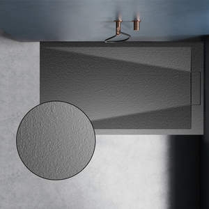 Installation facile Prix usine Pierre artificielle extra plate sur pied receveur de bain beige italien receveur de <span class=keywords><strong>douche</strong></span> pour porte de <span class=keywords><strong>douche</strong></span> s - Product Image 4