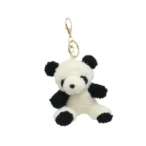 New plush toy doll cartoon cute panda keychain bag pendant advertising promotional gift doll baby