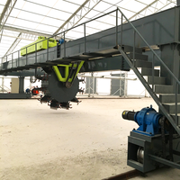 Machine de tournage de roulette d'équipement de tournage de compost de roue de Offre Spéciale d'usine pour la production d'engrais organique à grande échelle