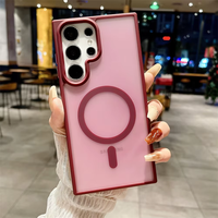 Coque de téléphone PC à couverture intégrale avec plaque arrière mate personnalisée et chargement magnétique sans fil pour iPhone 18 17 16 Pro Max