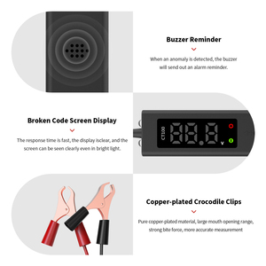 CT100 ô tô mạch Tester động cơ Analyzer xe công cụ Chẩn đoán USB Android 12-24V <span class=keywords><strong>DC</strong></span> LED hiển thị ngắn thử nghiệm - Product Image 5