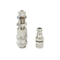 Coupleur rapide européen Type21 pour cloison, prise rapide pneumatique RECTUS21 pour cloison de moule, longueur de filetage personnalisable