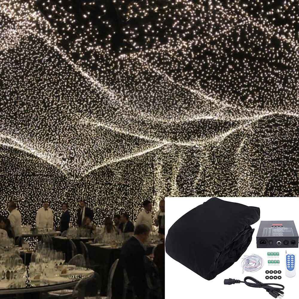 Custom DMX LED Star Curtain Professional Star Cloth DJ Disco Stage Lights Equipment for Wedding Concert Party Club