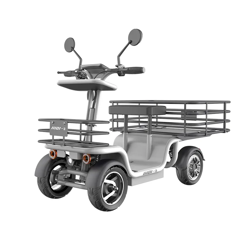 Максимальная нагрузка 800 кг высокой мощности 4 дорожный Багаж на колесиках, электрический грузовик трехколесный велосипед 700 Вт Электрический скутер