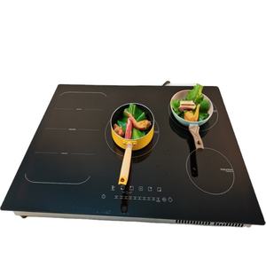 Table de cuisson électrique encastrable à 5 brûleurs à induction avec contrôle intégré, haute qualité, pour la vente en gros d'appareils de cuisine - Product Image 1