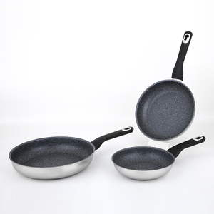Nouvel ensemble de batterie de cuisine en pierre médicale : poêle à frire, marmite à soupe, casserole, faitout, pot à lait - Product Image 6