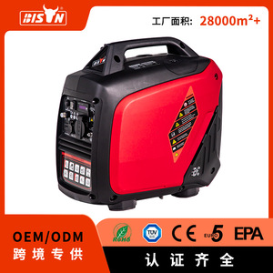 เครื่องกำเนิดไฟฟ้าอินเวอร์เตอร์ BISON 2000W 120V 60Hz ระบายความร้อนด้วยอากาศ เครื่องยนต์เบนซิน สตาร์ทด้วยระบบดึง  หน้าจอ LED ใช้ในบ้าน รถบ้าน และกลางแจ้ง - Product Image 5