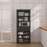 Prix d'achat armoire à tiroirs de rangement moderne avec garnitures d'armoire de haute qualité pour meubles de chambre tiroir de cuisine noir