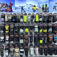 Mitaines d'hiver en cuir véritable haut de gamme, imperméables, pour hommes et femmes, pour le ski, le snowboard et les sports d'hiver