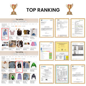 VEGA CHANG Siyah Beyaz Çizgili Vintage Preppy Tarzı Sonbahar Yeni Bol Premium Polo Yaka Kazak Preppy Çizgili Kazak - Product Image 5