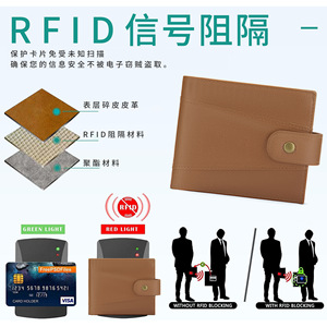 Men's Genuine Leather <b>Wallet</b> With 14 Card Slots And Zippered <b>Coin</b> Pocket For Everyday Use - Product Image 3