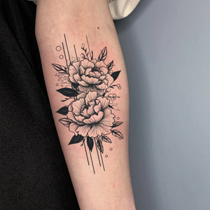 1Set 5 pezzi di <span class=keywords><strong>tatuaggi</strong></span> adesivi temporanei modello nero splendido <span class=keywords><strong>e</strong></span> artistico farfalla fiore tatuaggio impermeabile per la gamba del braccio del viso - Product Image 3