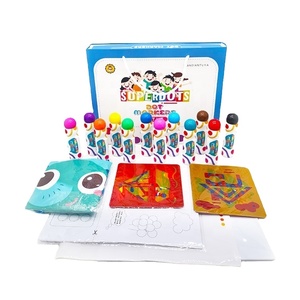 Anak-anak pendidikan awal alat tulis kreatif Set lukisan Dot spidol Diy Graffiti lukisan mainan gambar untuk Dummies - Product Image 1
