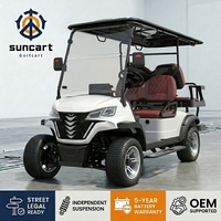Voiturette de golf électrique en stock en Indonésie/USA/Dubaï, livraison rapide, 2 places, certifiée CE et MSDS