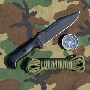 KB BK7 High Quality <b>Plastic</b> Handle Stainless Steel Blade DIY Camping <b>Pocket</b> Knife Customizable OEM Outdoor Survival Portable - Product Image 2