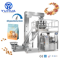 Machine d'emballage automatique YH pour sachets préformés, pour aliments pour animaux de compagnie, biscuits, viande séchée, doypack, machines d'emballage multifonctions
