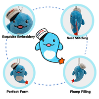 Peluche OEM mascotte animale petite peluche breloque sac en peluche personnalisé breloques porte-clés en peluche breloque en peluche personnalisée