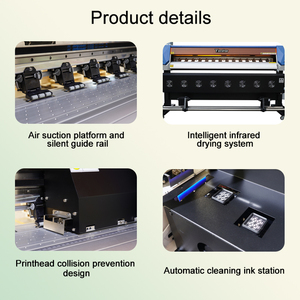 Yinstar gran formart 1,85 M I3200 XP 600 impresora de vinilo de inyección de tinta digital eco-solvente y máquina de impresión de impresora de sublimación - Product Image 2