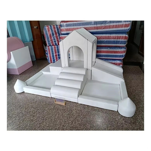 Kapalı ev Softplay oyuncak seti çocuk eğlence bölgesi tırmanma ve oyun evi eğlence tüneli-açık tip - Product Image 1