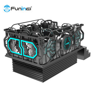 Parc à thème Funin Vr, machine d'aventure virtuelle réelle à rotation 360°, simulateur de tremblement de terre, manège d'amusement à vendre, 9 joueurs - Product Image 6