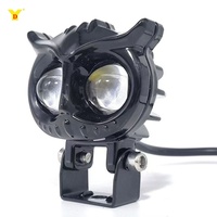 YD Usine Étanche Hibou Brouillard Lampe Double Couleur LED Moto Laser Moto Système D'éclairage Motaraycle Systèmes D'éclairage