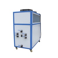 Refroidisseur à vis 10HP, unité de refroidissement industrielle refroidie à l'eau, machine de réfrigération spécifique à l'équipement laser