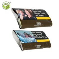 Sachet d'emballage vide personnalisé en plastique Mylar et feuille d'aluminium noir, anti-odeur, pour tabac et cigares, 10g, pour rouler à la main