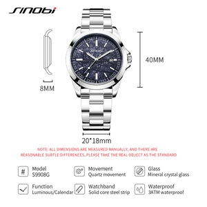 Orologio da Polso di Lusso da Uomo con Quadrante Effetto Pietra, Cinturino in Acciaio Solido, Impermeabile 3ATM, Luminoso, al Quarzo, Ideale come Regalo - Product Image 6