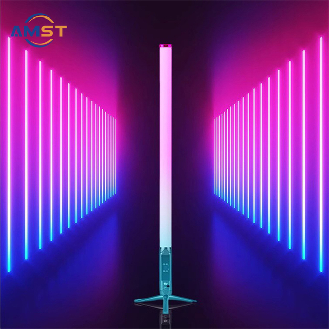 Showtime Tube Wireless LED Battery Pixel Light Rgb 360 Pixel Tube DMX IR Remote App DJ Light