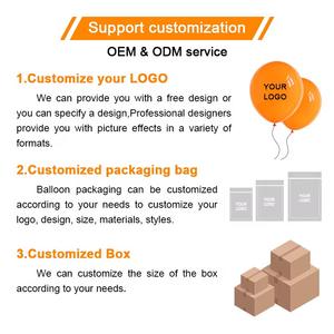 12 pouces rond cadeau bébé douche air Halloween fête d'anniversaire Chrome Latex ballons métalliques - Product Image 6