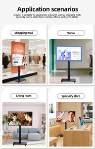 عرض ترويجي: شاشة عرض ذكية محمولة 55 بوصة بدقة 4K للرسوم المتحركة في مراكز التسوق، شاشة عرض داخلية نحيفة ورفيعة تعمل بنظام أندرويد - Product Image 6