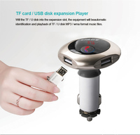 Módulo Reproductor MP3 Estéreo con Tarjeta TF, AUX, Manos Libres, 2 Puertos USB, Cargador de Teléfono, Transmisor FM Inalámbrico, Kit Bluetooth para Auto Q7 5.0