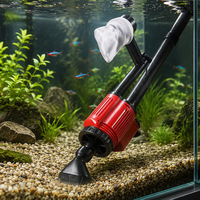 Nettoyeur de gravier d'aquarium électrique, changeur d'eau automatique pour aquarium, aspirateur de sable, 1800L par heure