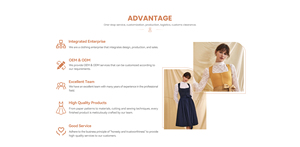 Dirndl bleu pétrole avec corsage en velours côtelé et tablier en lin Nellie Nouveau depuis 25 ans OEM/ODM - Product Image 6