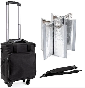 Sac de transport pour 6 bouteilles de vin, idéal pour les dégustations et les fêtes - Product Image 1