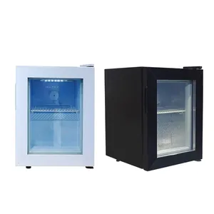 Meisda SD21 21L Mini bancone Freezer a temperatura singola per alimenti surgelati e gelateria con porta in vetro