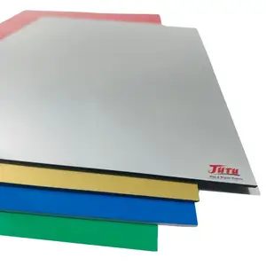 ABS Sheets Gold Color Laser Engraving Plastic Sheets Brushed Mirror 1200x600 Double Colored