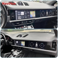 Reproductor de DVD para Auto Navihua, Pantalla Multimedia de Entretenimiento para Copiloto, para Porsche Cayenne 2018-2023, Radio Estéreo, Pantalla Dual, Carplay