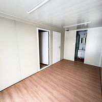 Maison conteneur de luxe moderne pliable et extensible 20ft 40ft, étanche, isolée, insonorisée, résistante aux ouragans, avec fenêtre panoramique pour