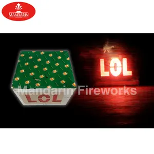 Mandarin consumer unit pyrotechnics un0336 1.4g small box fireworks fountains outdoor with LOL flashing