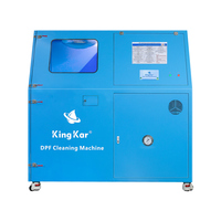 Kingkar conjunto de limpeza 100%, conjunto de limpeza ultrassônica industrial com 8bar e 3 bombas, 220l plc, limpeza ultrassônica scr/fap/dpf