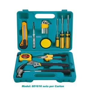Home Combination Hand Tool Kits Car Gift Toolbox Portable Auto Electrical Repair Tools Kit Household Emergency Hand Tool Set