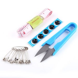 Portable <b>Mini</b> Sewing <b>Kit</b> Hand Sewing & Knit Weaving DIY Gift Purpose Box Including Scissors & Yarn Sewing Supplies <b>Tools</b> - Product Image 6