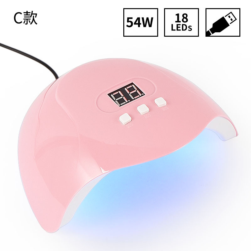 Lampe à ongles rose 54w-modèle x3