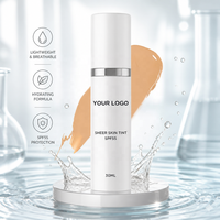 Fond de Teint Teinté Hydratant Vegan Léger SPF 55 30ml pour Tous Types de Peau – OEM/ODM