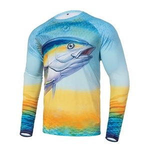 Design Your Own Sun Shirt Upf 50 Long Sleeve Fishing Shirt Fishing Wear - Product Image 4