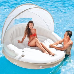 Flotteur de piscine <span class=keywords><strong>gonflable</strong></span> <span class=keywords><strong>Intex</strong></span> 58292, lit flottant pour couple, grande île, directement de l'usine - Product Image 2